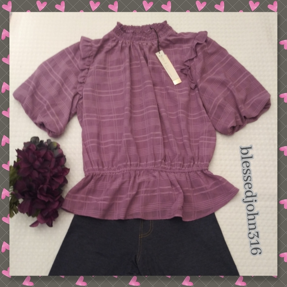 june & hudson Juniors Girl Blouse NWT